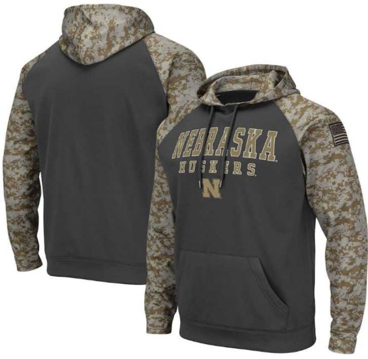 Men's Nebraska Cornhuskers Gray Camo Pullover Hoodie,We sell and wholesale Men's Nebraska Cornhuskers Gray Camo Pullover Hoodie on line form chian!